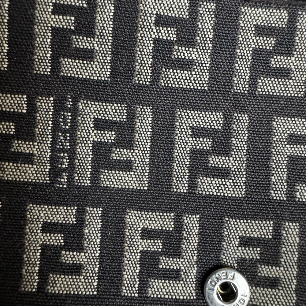 Fendi trifold brown canvas long wallet - Picture 4 of 13